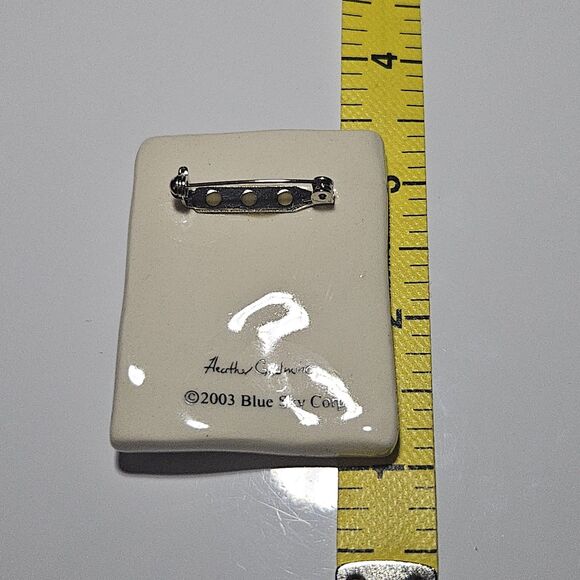 Heather Goldminc Blue Sky Clayworks "An Incredible Teacher” Teacher Pin Brooch - Picture 5 of 10